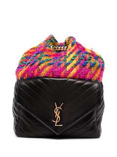 Saint Laurent рюкзак со вставками