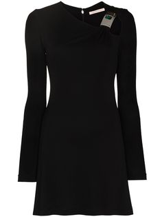 Christopher Kane платье мини с длинными рукавами