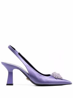 Versace туфли La Medusa с ремешком на пятке