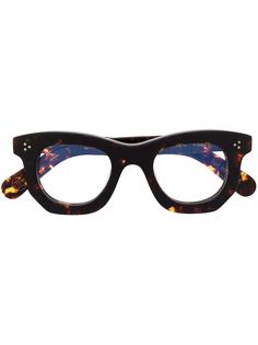 Lesca очки в квадратной оправе черепаховой расцветки