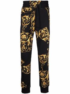 Versace Jeans Couture спортивные брюки с принтом Baroque