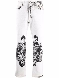 Stella McCartney джинсы x The Beatles
