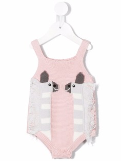 Stella McCartney Kids вязаное боди с узором