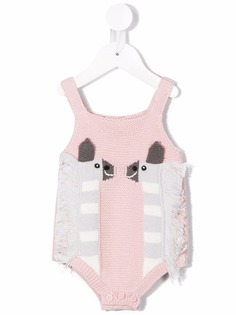 Stella McCartney Kids вязаное боди с узором