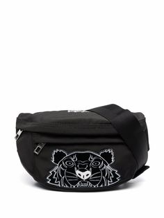 Kenzo поясная сумка с нашивкой Tiger