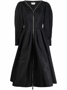Alexander McQueen платье с V-образным вырезом