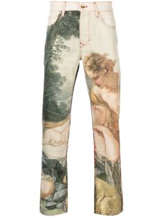 Vivienne Westwood зауженные брюки с принтом Boucher