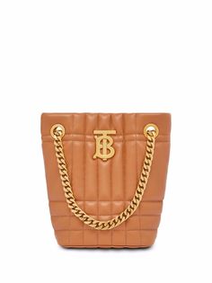 Burberry стеганая сумка-ведро Lola размера мини