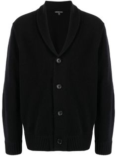 James Perse кашемировый кардиган с воротником-шалькой