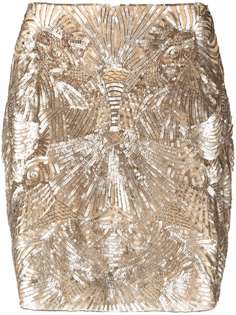 Alberta Ferretti юбка с завышенной талией и пайетками