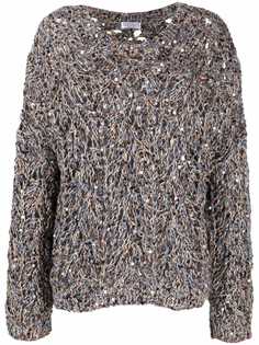 Brunello Cucinelli джемпер с пайетками