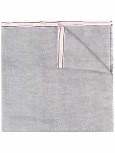 Brunello Cucinelli шарф с окантовкой в полоску