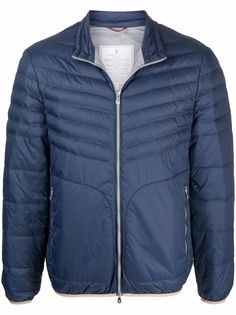 Brunello Cucinelli пуховик на молнии