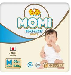 Подгузники-трусики Momi Ultra Care M (6-10кг), 58шт.