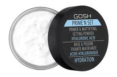 Рассыпчатая пудра-основа для лица с гиалуроновой кислотой Gosh Primen Set Primer & Mattifying Setting Powder Hydration Gosh!