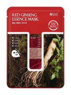 Маска для лица SNP Red Ginseng Essence Mask, с экстрактом корня красного женьшеня, 25мл