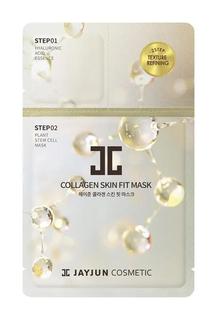 Маска для лица JayJun Collagen Skin Fit Mask двухступенчатая с гиалуроновой кислотой и коллагеном