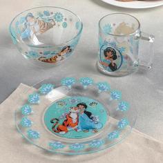 Набор посуды детский «Жасмин», 3 предмета: кружка 250мл, салатник d=12,7см, тарелка d=19,6см Disney