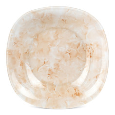 Тарелки тарелка LUMINARC Марбл Беж 21см глубокая стекло