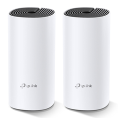 Бесшовный mesh роутер tp-link deco m4 ac1200 10/100/1000base-tx белый упак.:2шт deco m42-pack