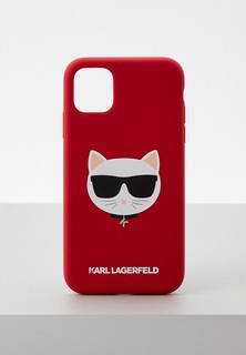 Чехол для iPhone Karl Lagerfeld 11, Liquid silicone Choupette