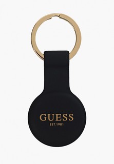 Чехол для AirTag Guess Liquid silicone with ring Black