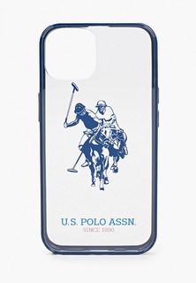 Чехол для iPhone U.S. Polo Assn. 13 PC/TPU Horse logo Hard Transparent/Navy