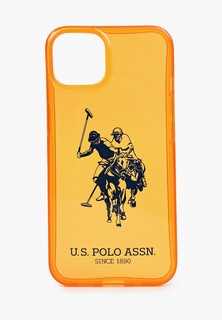 Чехол для iPhone U.S. Polo Assn. 13 TPU FLUO Logo Big horse Hard Orange