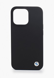 Чехол для iPhone BMW 13 Pro, Liquid silicone Hard Black