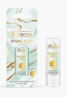 Бальзам для губ Bielenda SPARKLY LIPS GLITTER с эффектом сияния UNICORN 3,8 г
