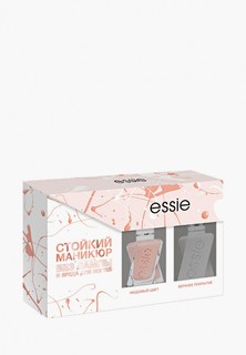 Набор лаков для ногтей Essie стойкий лак для ногтей нюдового оттенка и верхнее покрытие Gel Couture