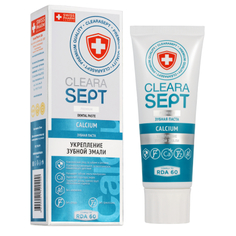 ClearaSept, Зубная паста Calcium, 75 мл