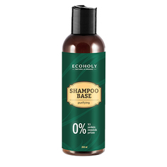 ECOHOLY, Бессульфатный шампунь Shampoo Base, 200 мл