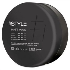 Dott.Solari Cosmetics, Матовый воск сильной фиксации #STYLE, 100 мл