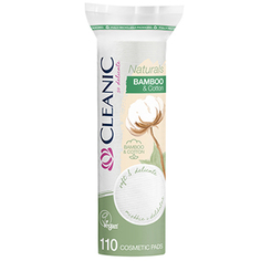 Cleanic, Ватные диски Naturals Cotton&Bamboo, 110 шт.