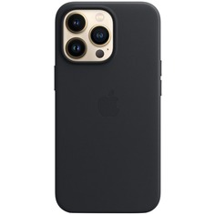 Чехол для смартфона Apple iPhone 13 Pro Leather Case with MagSafe, чёрный