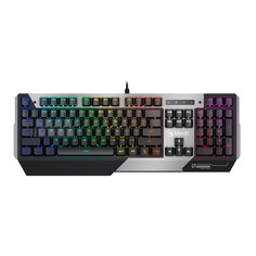 Клавиатура A4TECH Bloody B865N, USB, серый + черный