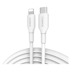 Кабель Romoss CB171, Lightning (m) - USB Type-C (m), 1м, 3A, белый [dydc01054/cb171-63-123]