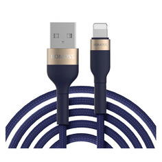 Кабель Romoss CB126, Lightning (m) - USB (m), 2м, 2.4A, синий [dydc01010/cb126-81-733]