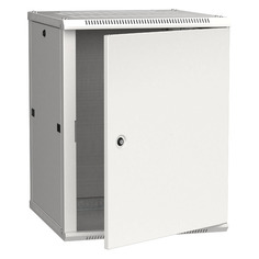 Шкаф коммутационный ITK Linea W (LWR3-18U66-MF) настенный 18U 600x600мм пер.дв.металл 90кг серый 500