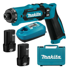 Аккумуляторная отвертка Makita DF012DSE 1.5Ач, с двумя аккумуляторами