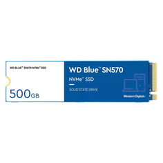 SSD накопитель WD Blue SN570 WDS500G3B0C 500ГБ, M.2 2280, PCI-E x4, NVMe