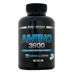 Аминокислотный комплекс IRONMAN Amino 3600, таблетки, 100шт, без вкуса