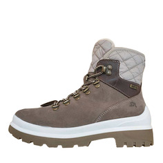 Ботинки Темно бежевые ботинки хайкеры из нубука на подкладке из натуральной шерсти Respect