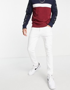 Белые супероблегающие джинсы Hollister-Белый
