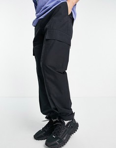 Черные брюки карго Weekday Donny-Черный цвет