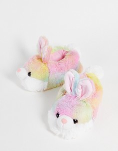 Разноцветные слиперы в форме кроликов Loungeable-Разноцветный