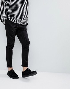 Черные чиносы узкого кроя AllSaints-Черный