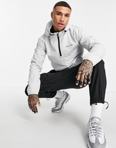 Серая куртка с молнией до середины груди Nicce Core-Серый