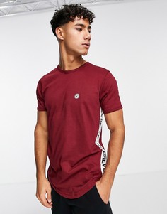 Бордовая футболка для дома от комплекта Le Breve Felix-Красный
